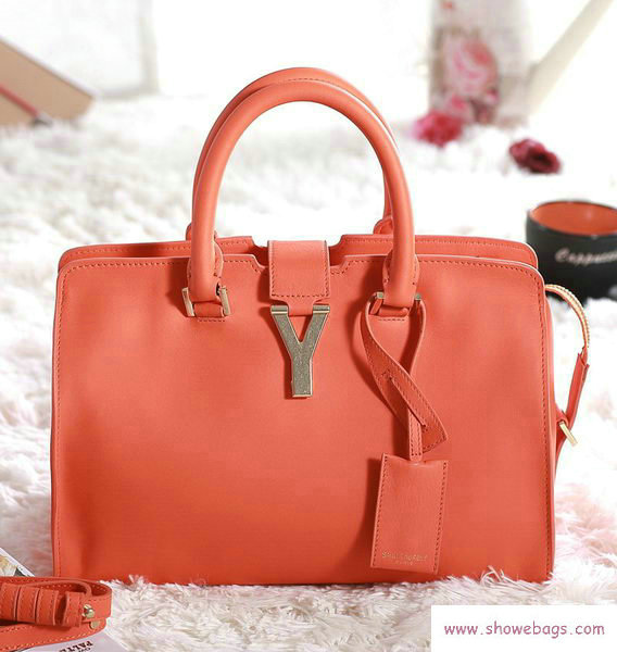 YSL cabas chyc bag original leather 5086 orange - Click Image to Close